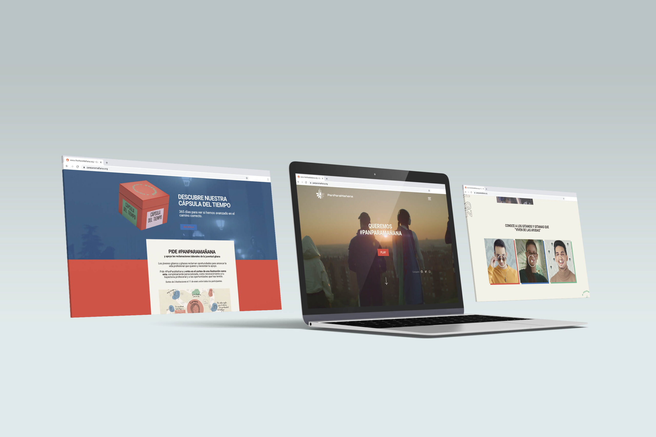 #panparamañana campaña social web